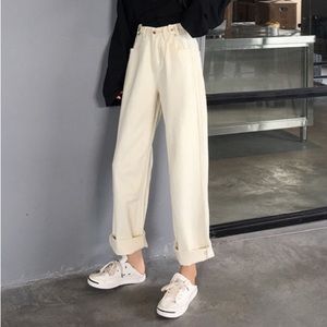 YesStyle Cream High Rise Women Jeans